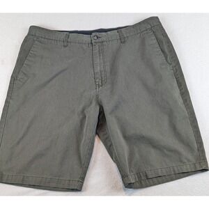 Volcom Men's Olive Green Chino Style Shorts Size 34 Casual Street Wear